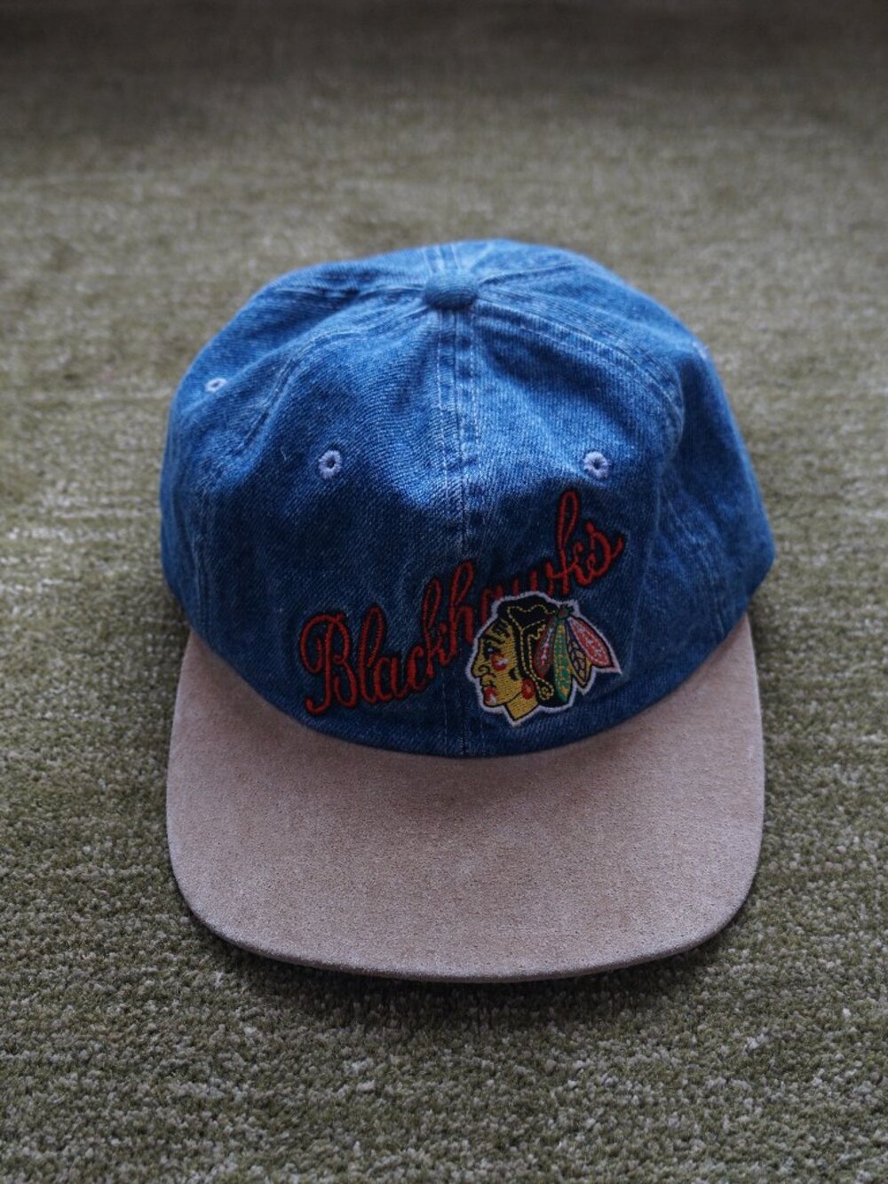 Lee Sport Chicago Blackhawks Vintage NHL Hat 🏒❤️🖤